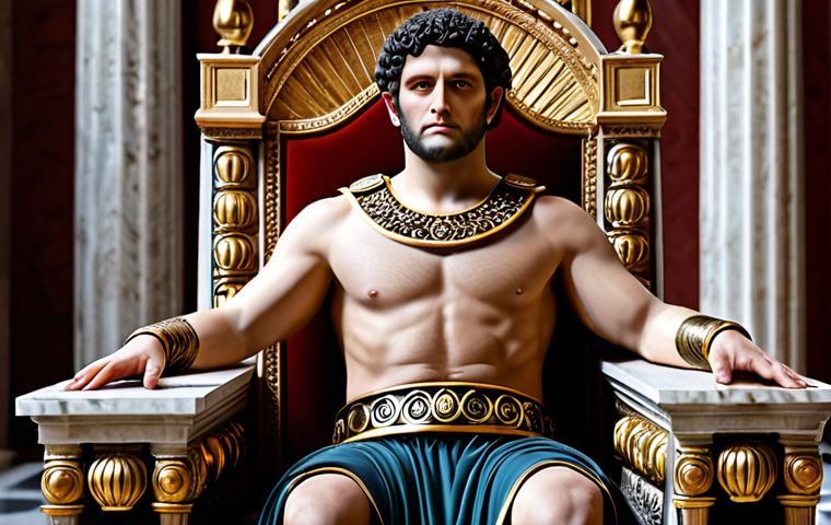 글래디에이터 영화 소개 - Gladiator Maximus in the Colosseum**

"Maximus Decimus Meridius, a gladiator, fully clothed in Roman...